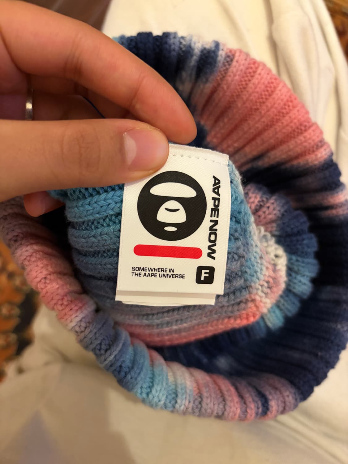 AAPE 타이다이 니트 비니 (FREE SIZE) 상품이미지4