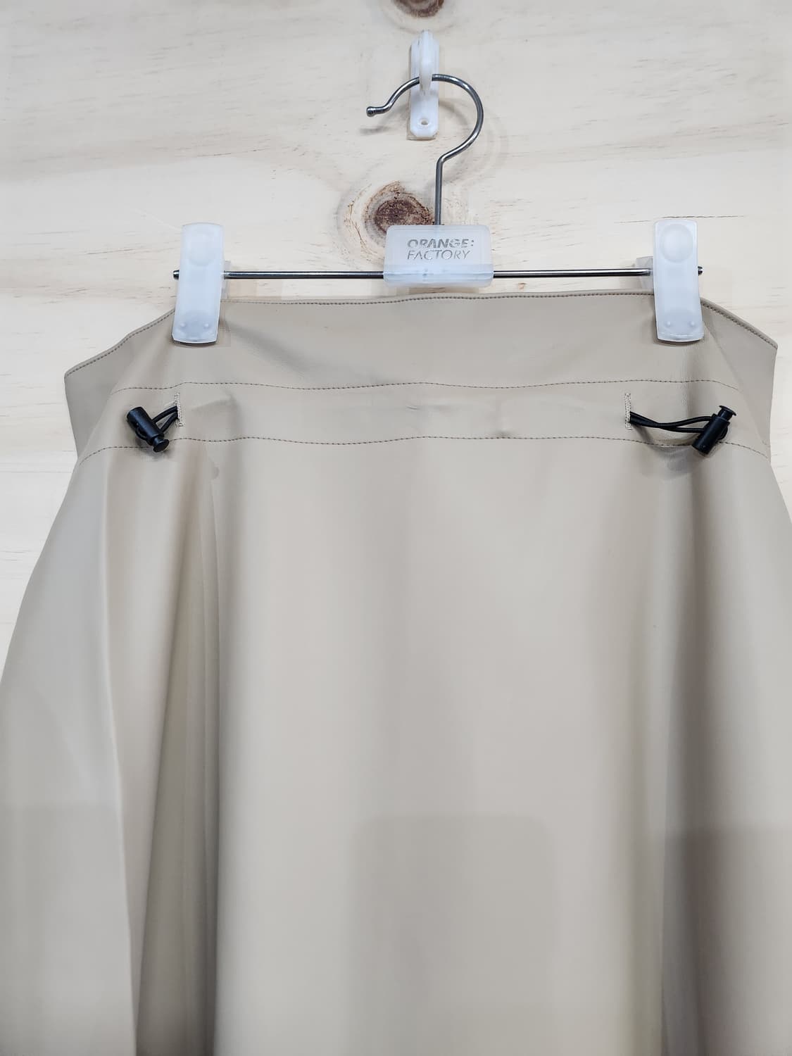 646) 비건레더 롱 스커트 상품이미지3