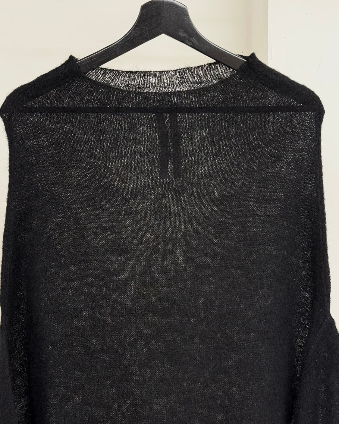 릭 오웬스 블랙 모헤어 블렌드 하이넥 니트 상품이미지2