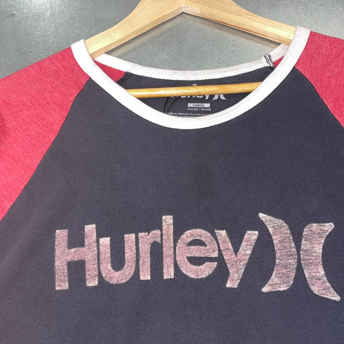 (L) Hurley 헐리 빈티지 롱 슬리브 티셔츠 상품이미지5