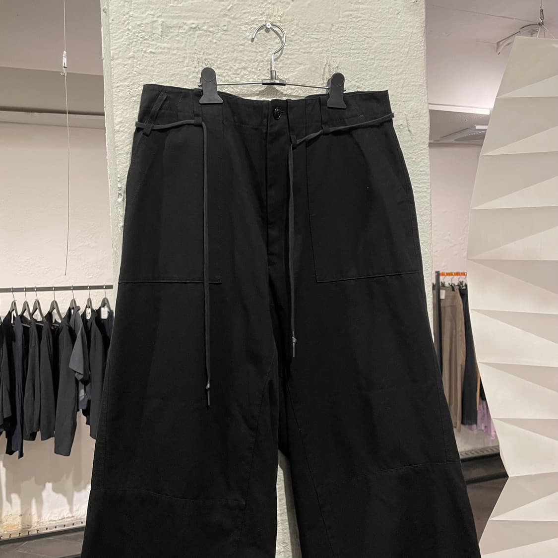 요지야마모토 레귤레이션 비대칭 와이드 팬츠 상품이미지2