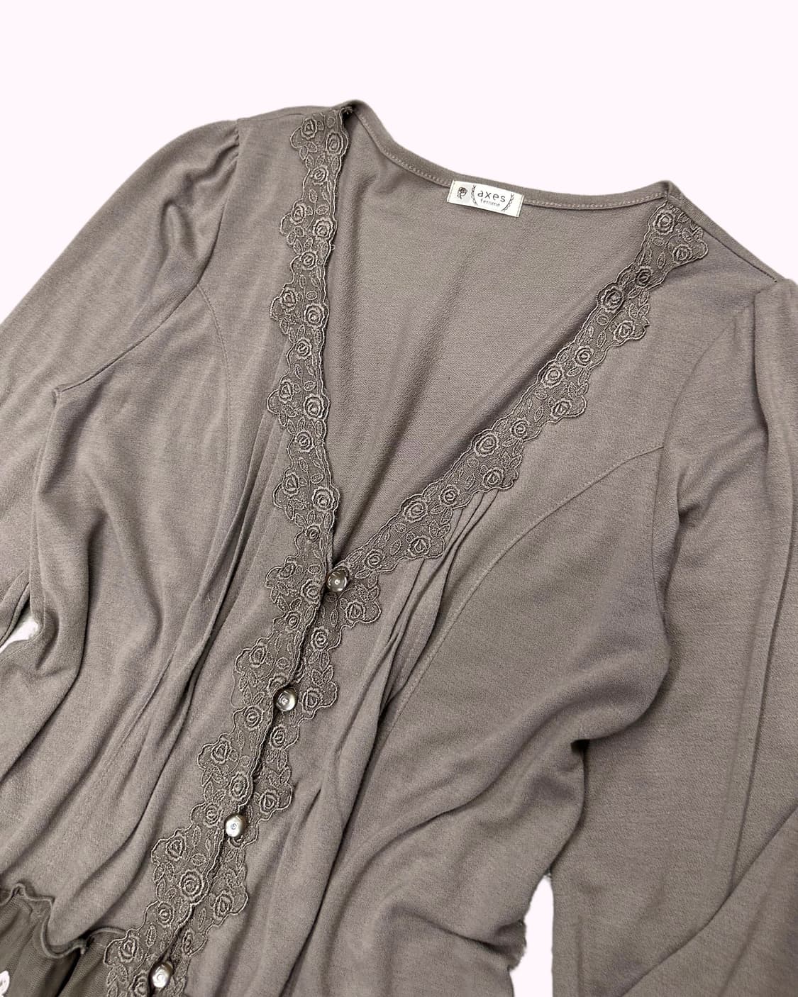 lace cocoa mori cardigan 상품이미지2