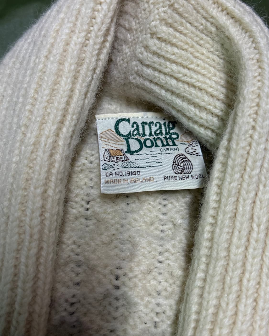 Carraig Donrp 피셔맨 숄카라 스웨터 103-105 상품이미지5