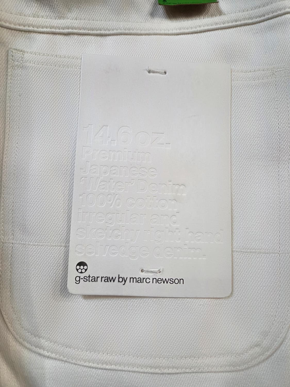G-STAR 화이트 셀비지 데님 팬츠(30/32/33/36) 상품이미지6