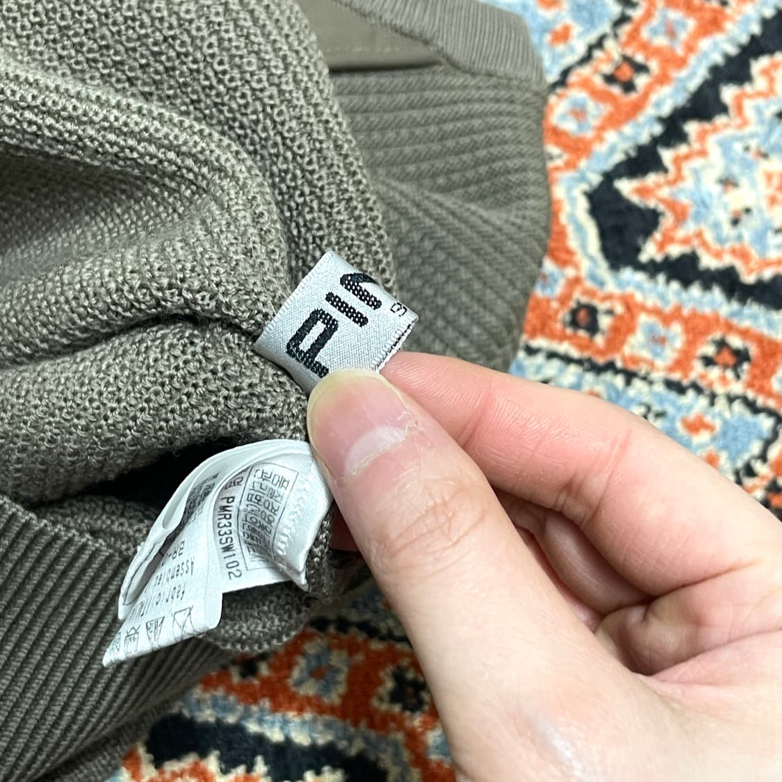 핑 골프웨어 브라운 브이넥 니트조끼 남성95 상품이미지8