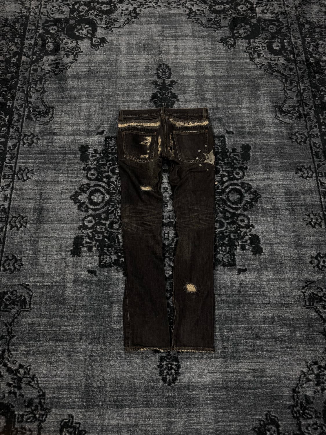 Tetei 00s archive distressed grunge deni 상품이미지7