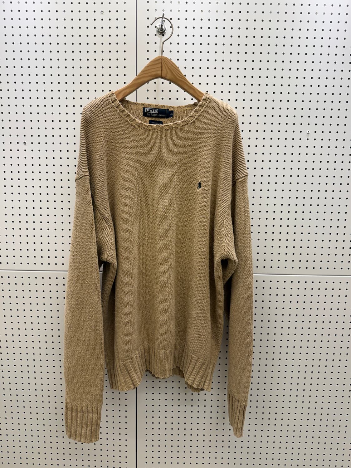 폴로 랄프로렌 코튼 니트 스웨터 베이지 U1639 상품이미지2