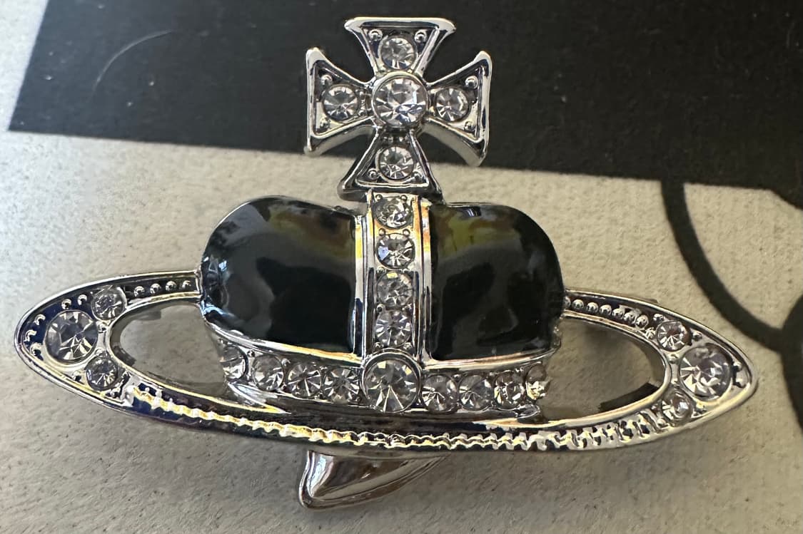 비비안웨스트우드 ORB 브로치 실버 상품이미지2