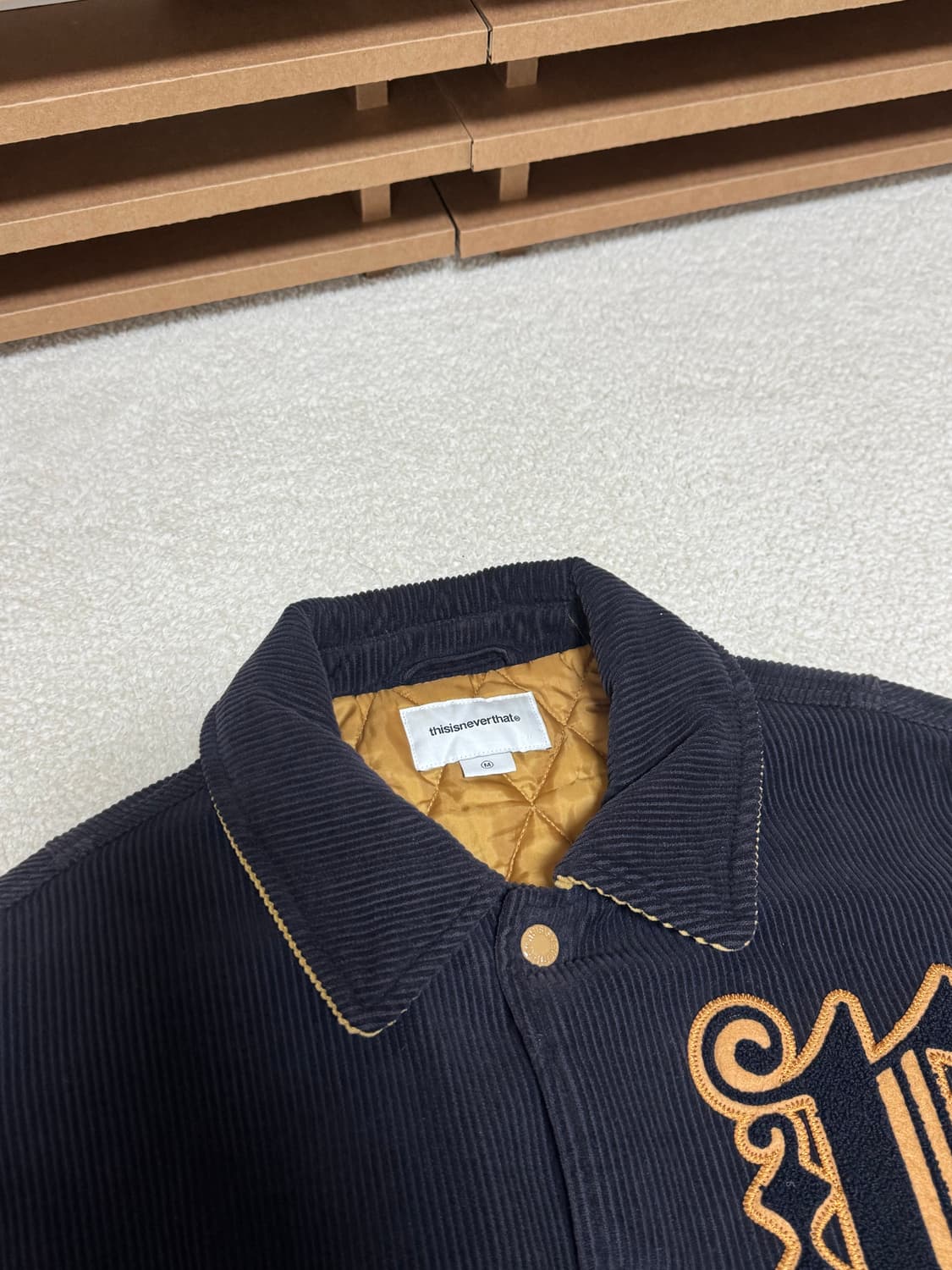 디스이즈네버댓 포르투나 코듀로이 바시티 자켓 상품이미지3