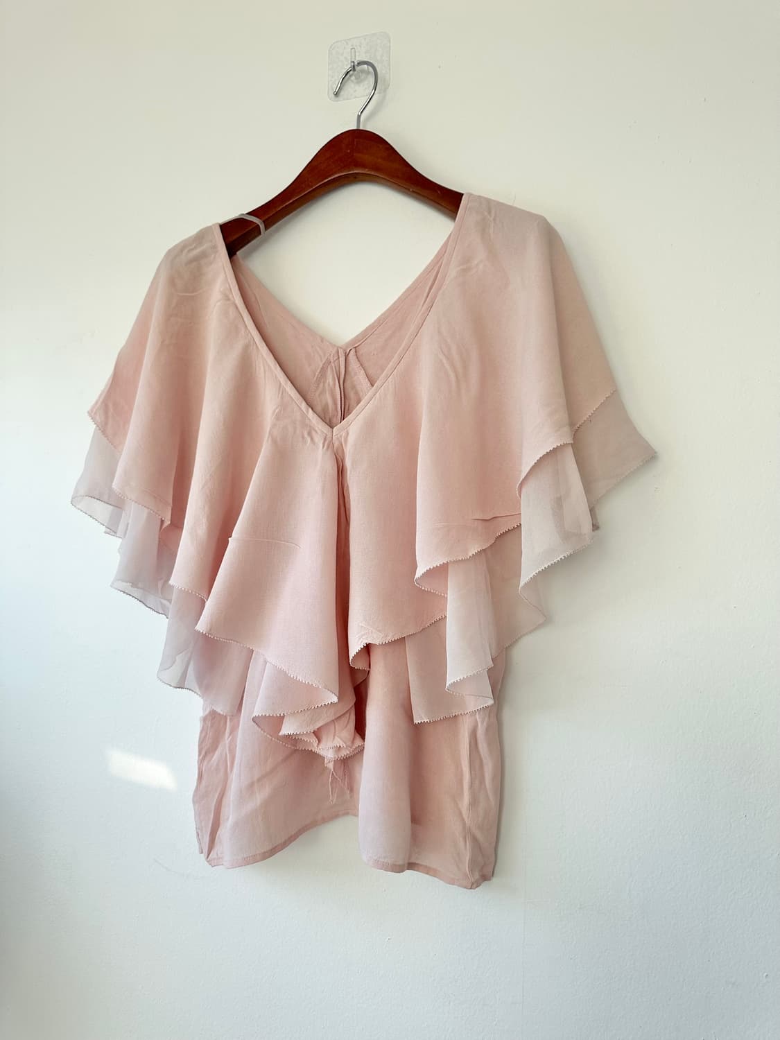 인디 핑크 쉬폰 블라우스 상품이미지3