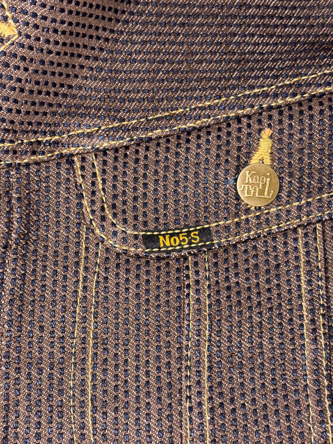 캐피탈 센츄리데님 웨스터너 no5 레귤러 44사이즈 상품이미지3