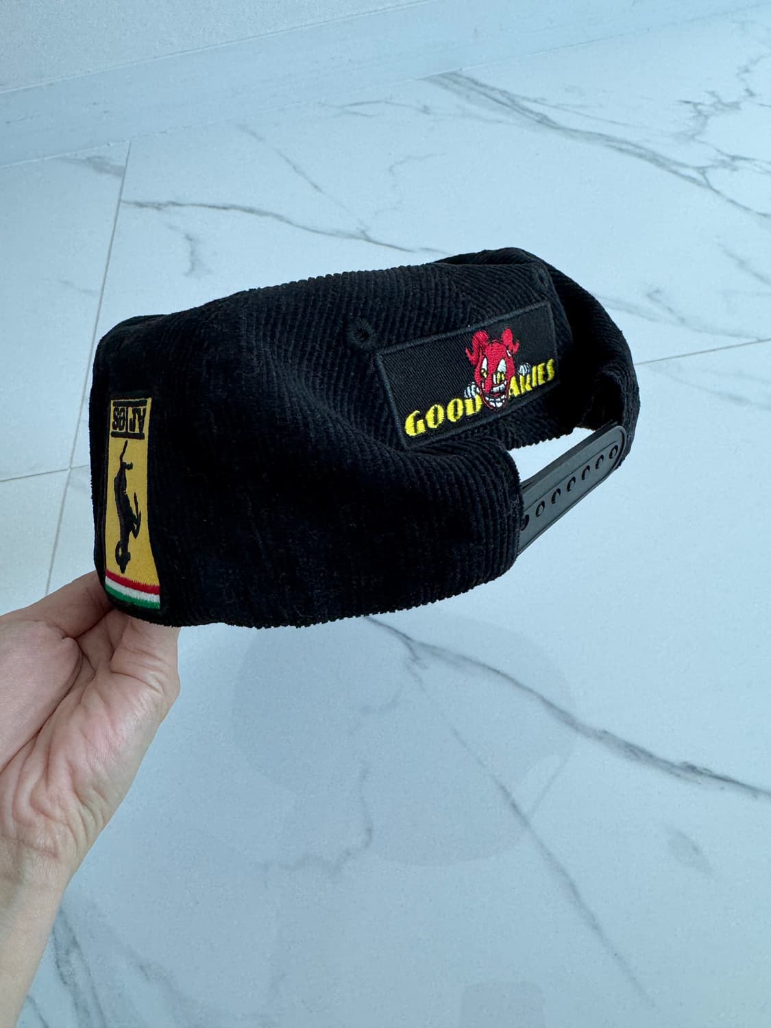 Aries moto corduroy cap 상품이미지2