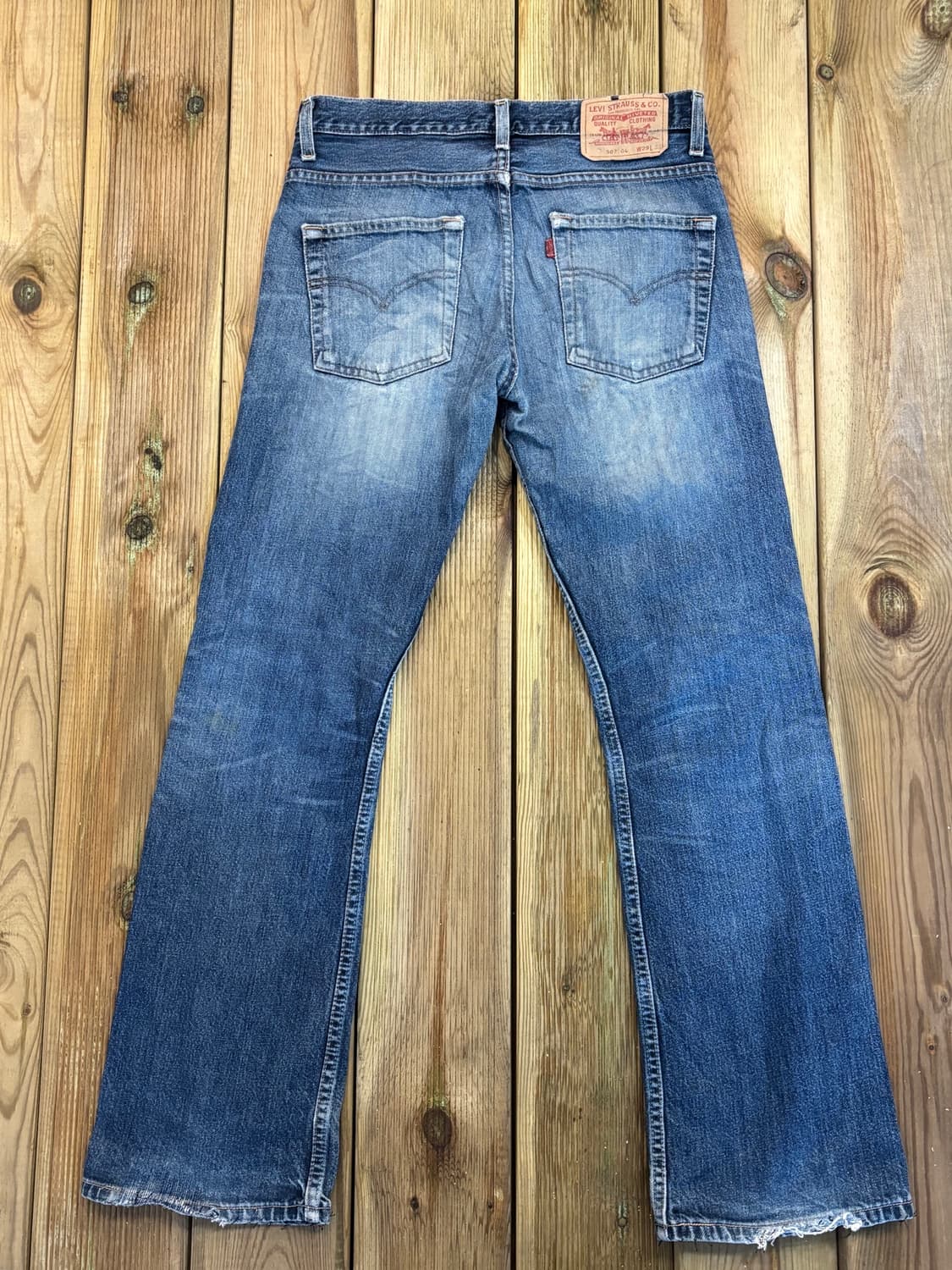 Levi’s 507 부츠컷 데님 팬츠 | 페이디드 워싱 상품이미지8