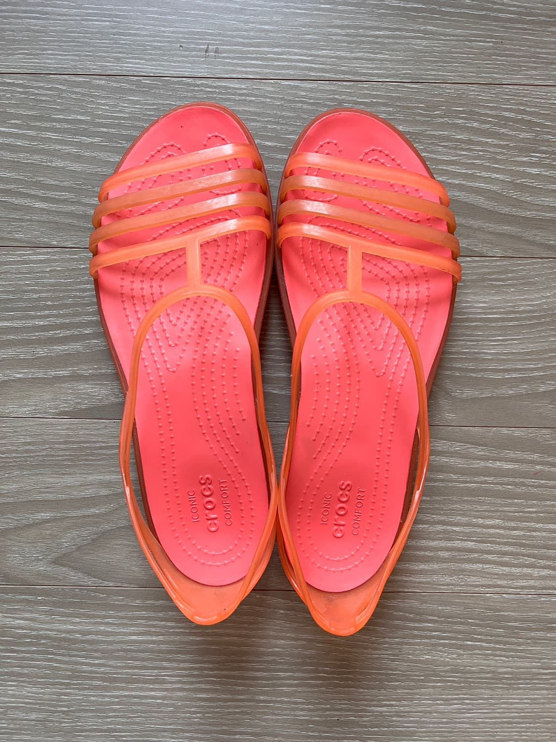 크록스 젤리 플랫슈즈샌들 아이코닉 컴포트 8 상품이미지1