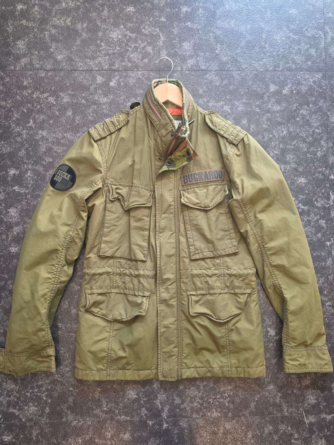  버커루(Buckaroo)의 M65 립스탑 야상 자켓-M 상품이미지1