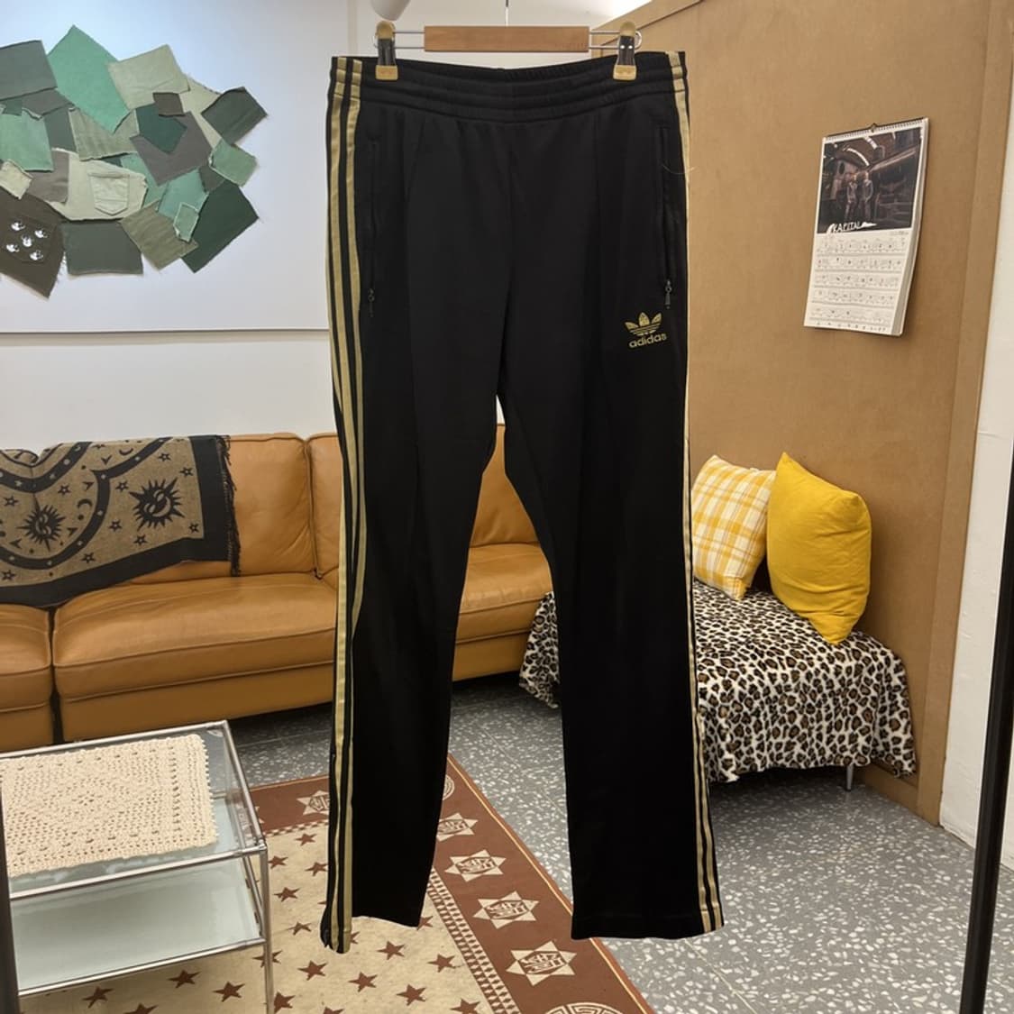 아디다스 흑탭 Y2K 유로파 대장핏 검골 트랙팬츠 95 C09923 상품이미지3