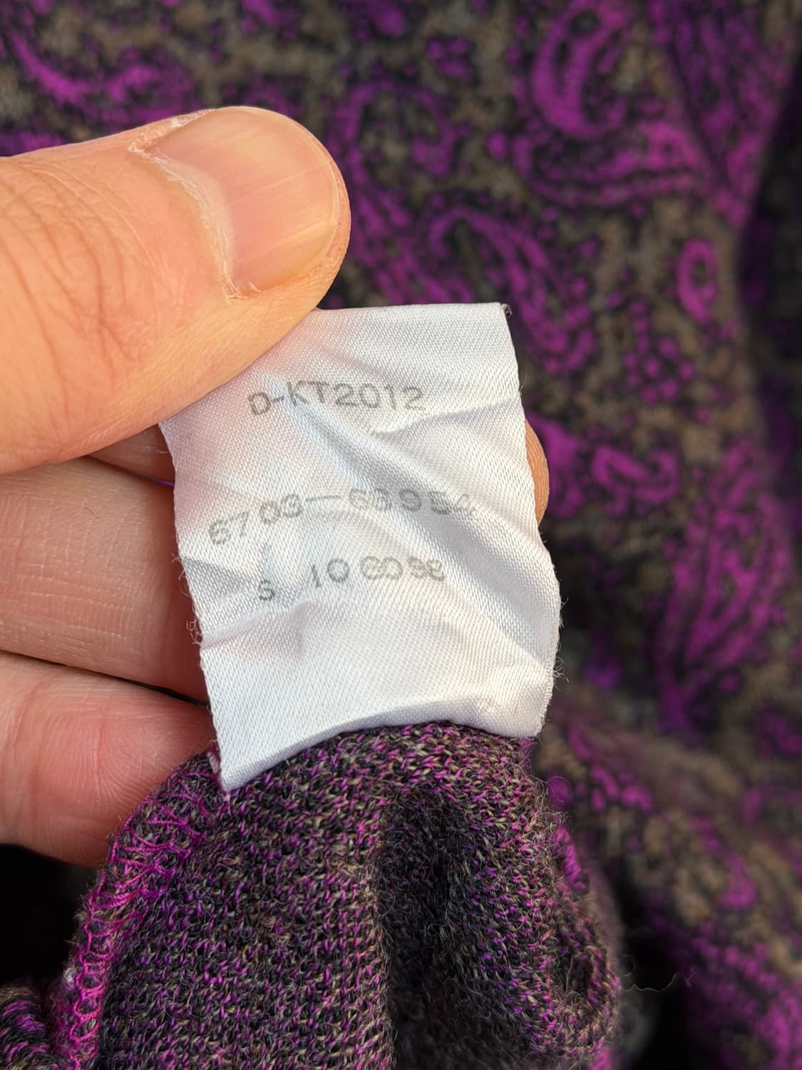 Celine 셀린느 페이즐리 긴팔 폴로 셔츠 48 상품이미지5