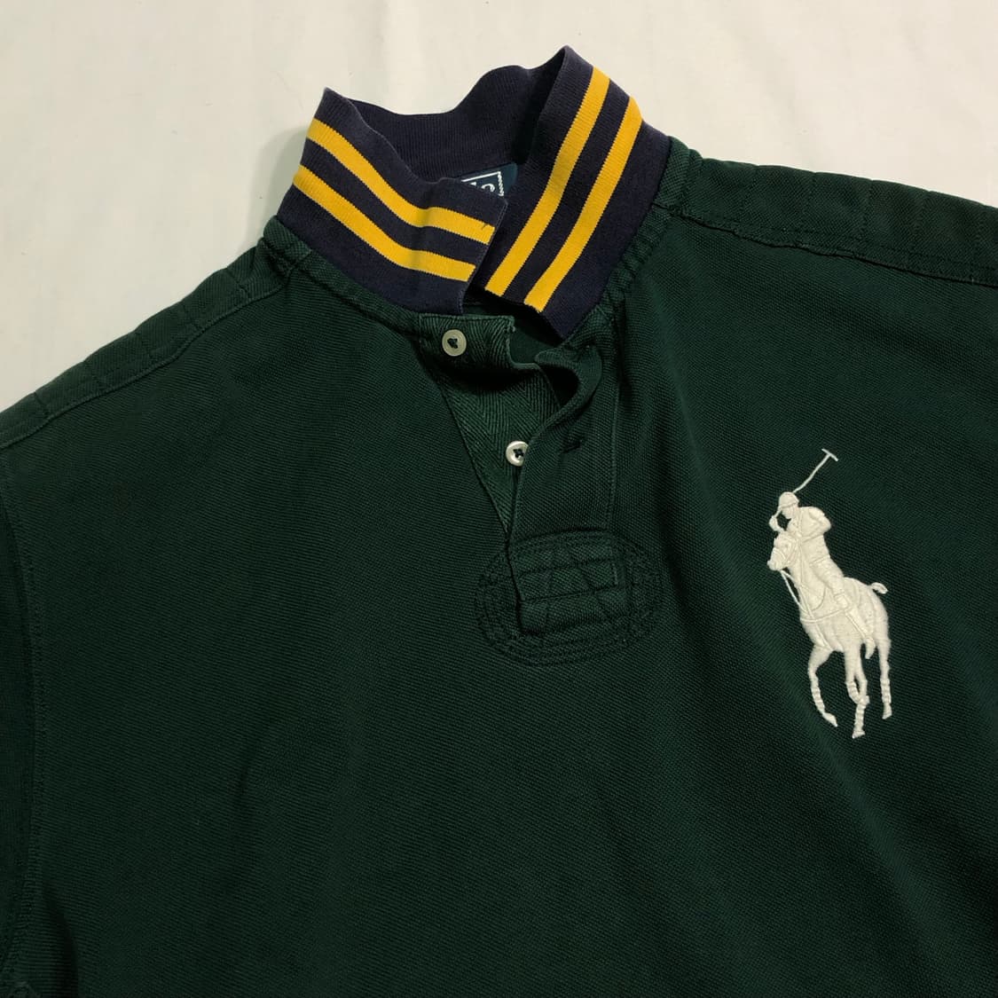 폴로 랄프로렌 빅포니 그린 럭비 카라티 상품이미지2