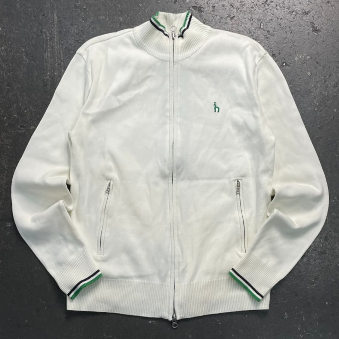 100 헤지스 니트집업 상품이미지1