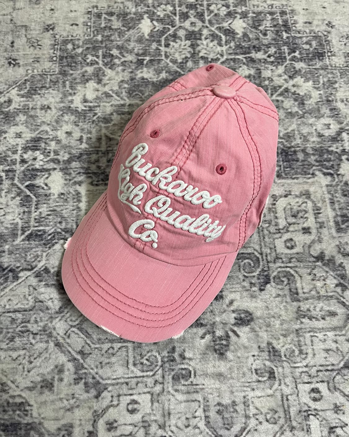 Bucakroo jeans pink ball cap 상품이미지1