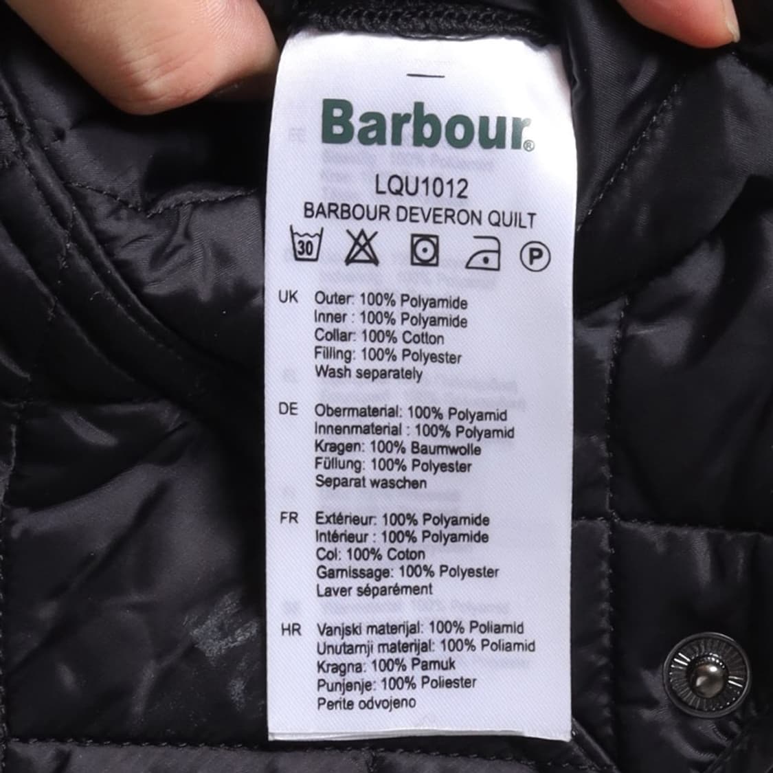 바버 Barbour Deveron Quilted Jacket 
 상품이미지9