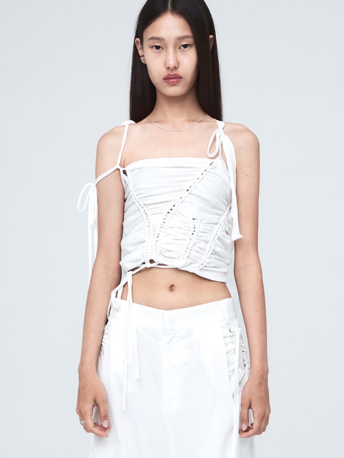 나체 브레이드 드롭 슬리브리스 0사이즈 상품이미지1