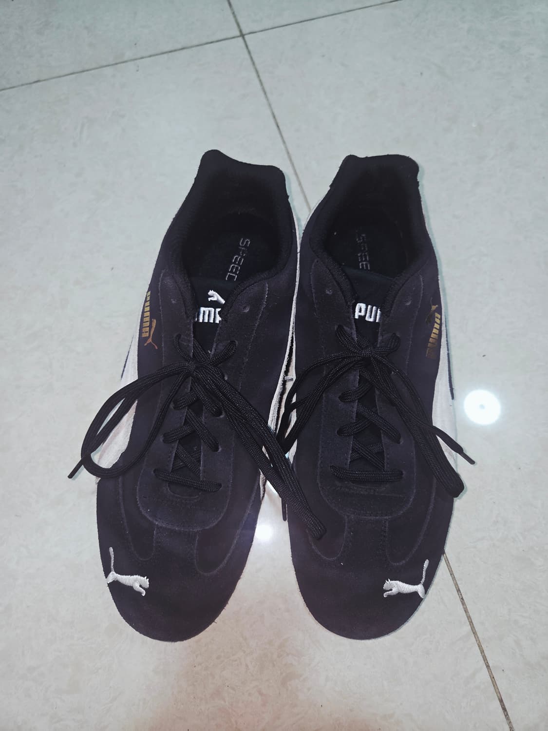 퓨마 푸마 스피드캣 OG 블랙 화이트 Puma Speedcat OG Bl 상품이미지2