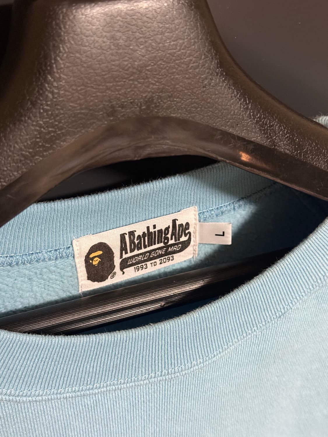 베이프 베이비마일로 맨투맨 L 상품이미지3