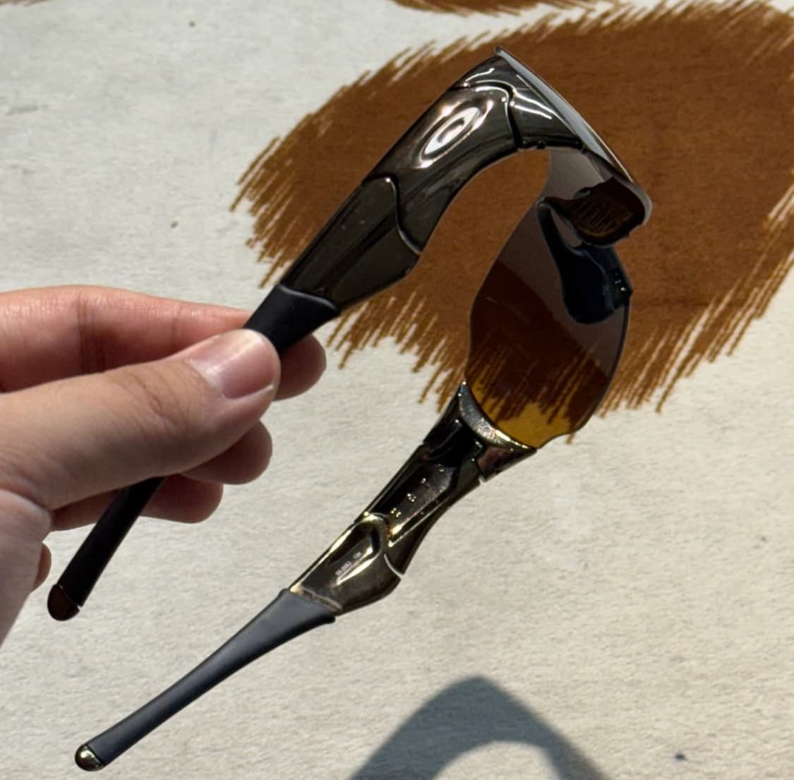 오클리 New Zero 뉴 제로 블랙 크롬 (2004) 티타늄 이리듐 상품이미지6