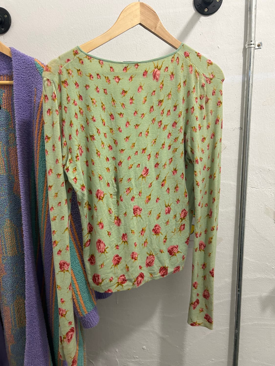 빈티지 가디건 실크100 안나 모리나리 상품이미지9