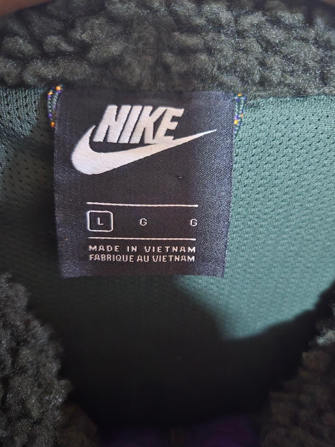 나이키 쉐르파 플리스 후드 아노락 L 상품이미지2