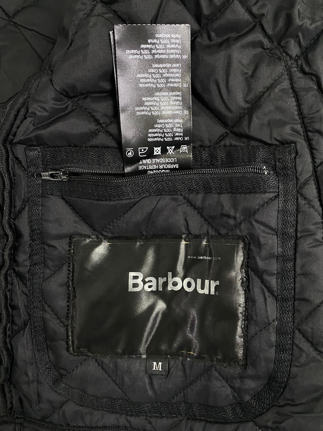 바버 헤리티지 클래식 퀄팅 자켓 M 상품이미지5