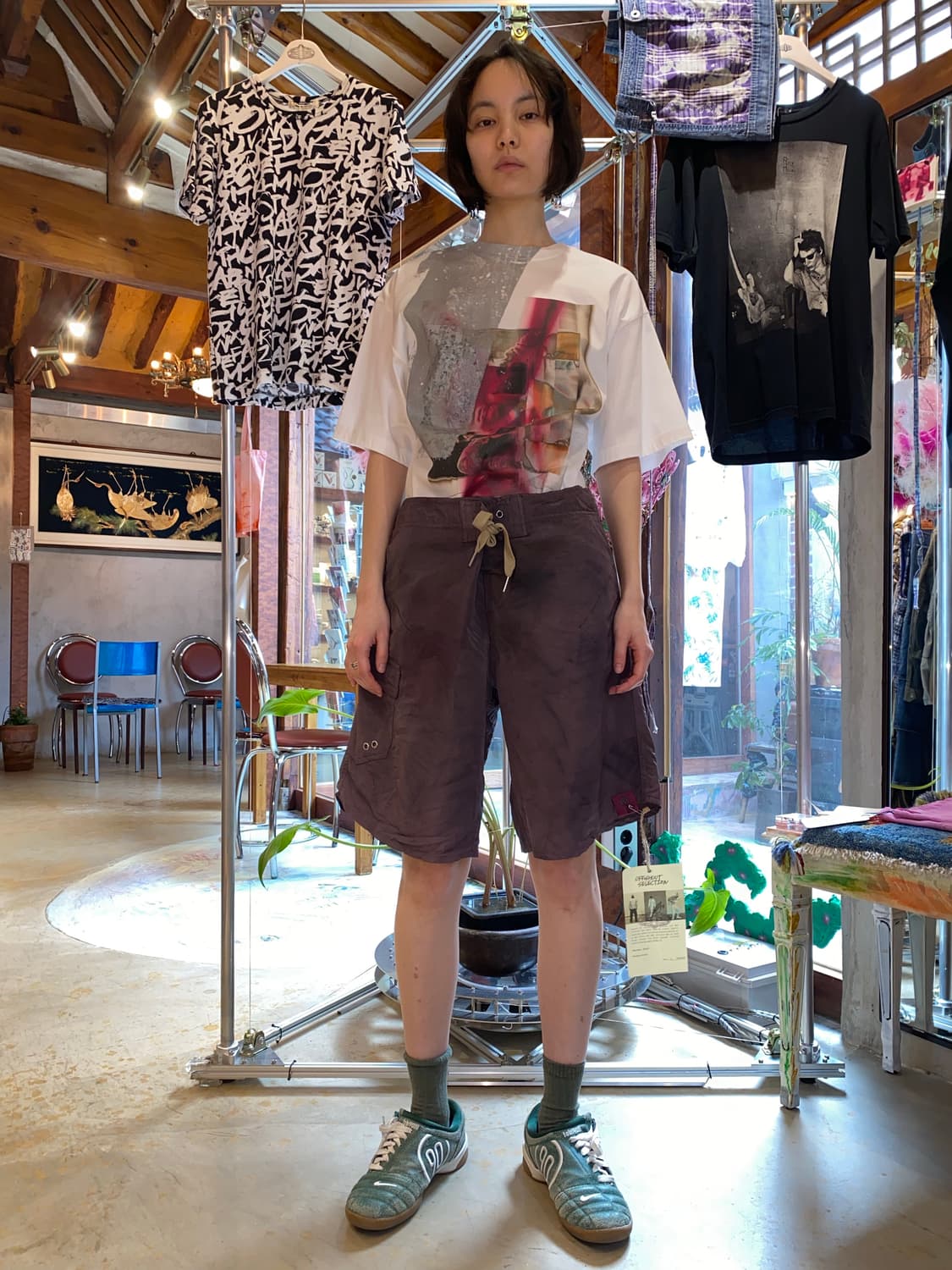 (Nhs only)Maxime Black Purple Shorts 상품이미지6