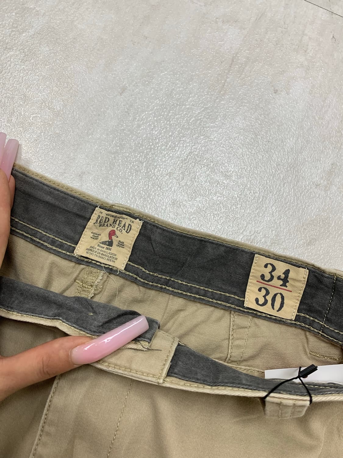 Red head 베이지 카고 팬츠 #697 상품이미지4