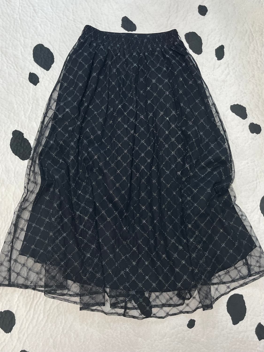 Black Long sha skirt 상품이미지3