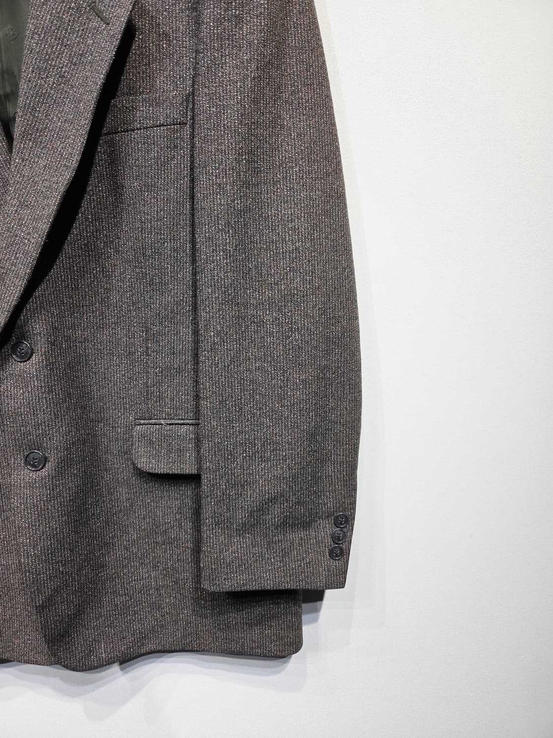 피에르 발망(PIERRE BALMAIN) 실크 혼방 울 블레이저 자켓 상품이미지5