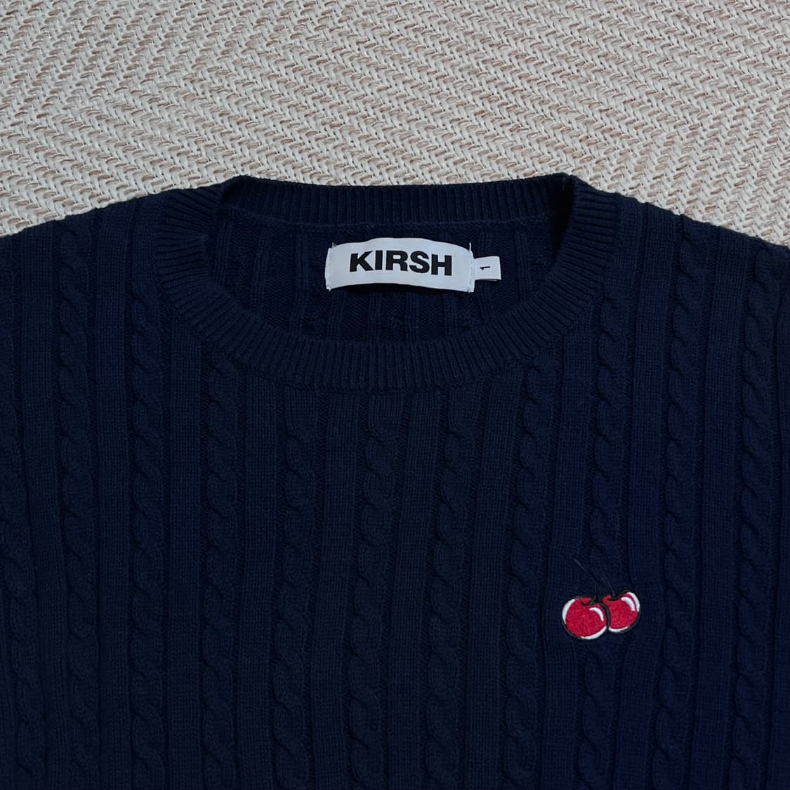 [정품] 키르시 네이비 꽈배기 니트 [ 1 ] 상품이미지3