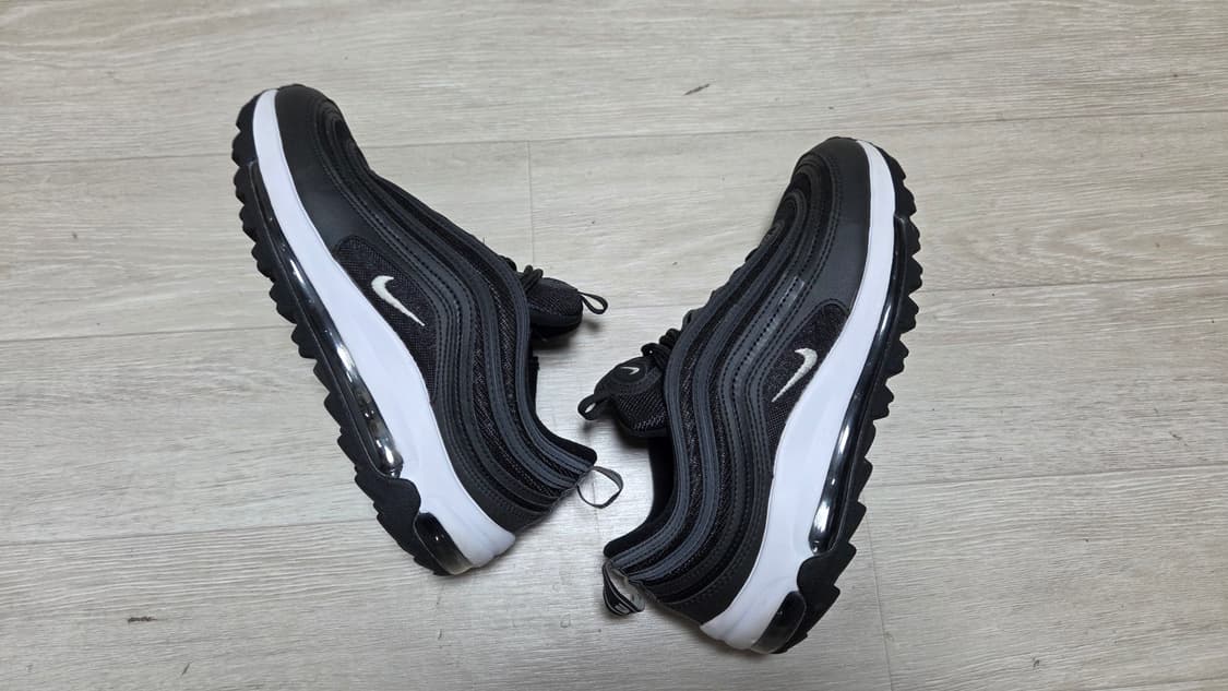 나이키 정품 에어맥스 97 골프 블랙 250mm 상품이미지2