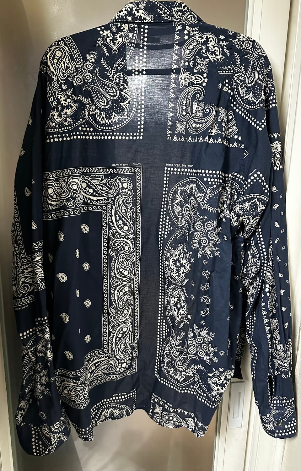 캐피탈 거즈 반다나 셔츠 네이비 상품이미지2