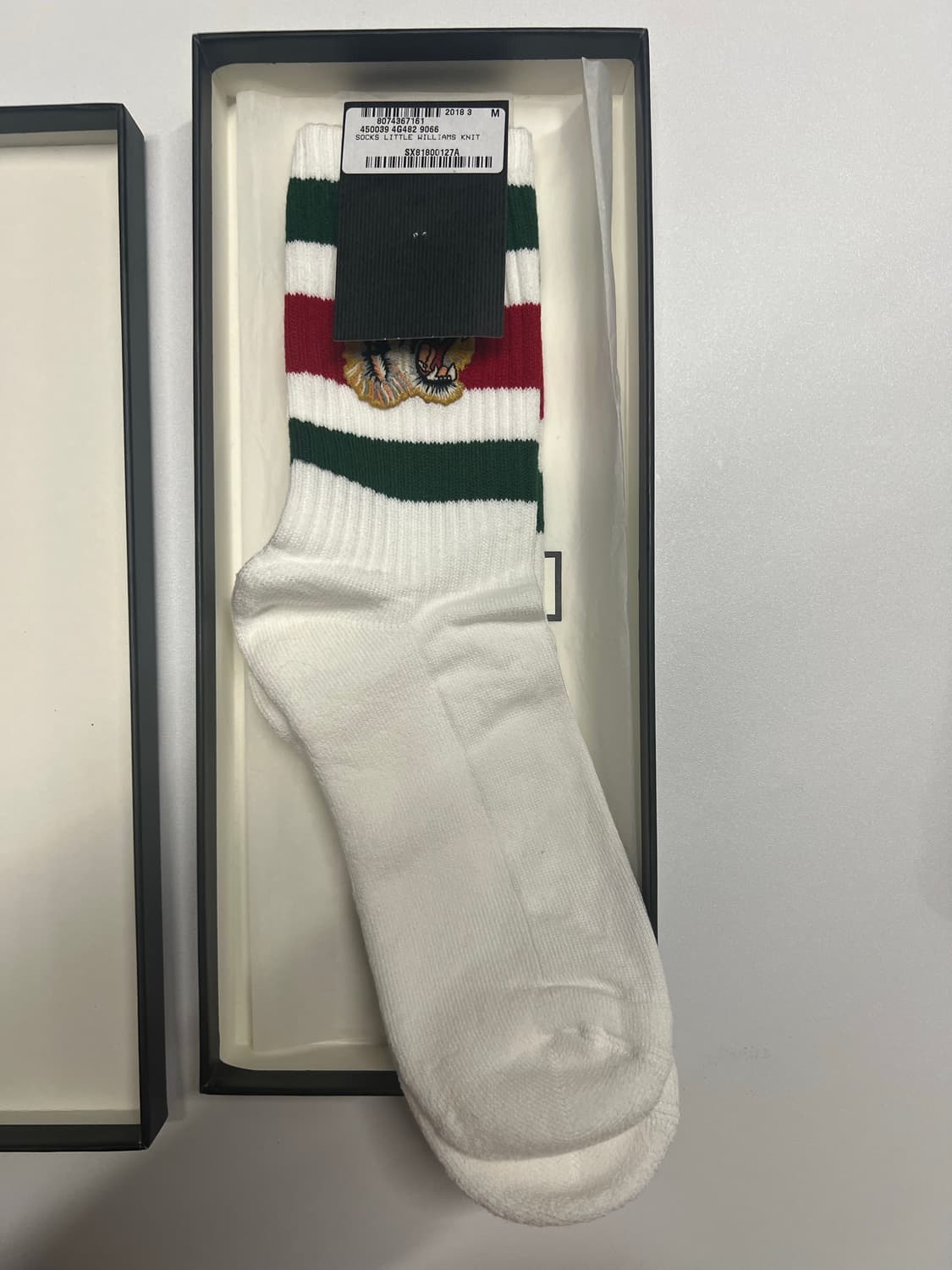 구찌 타이거 자수 양말 M 새제품 상품이미지2