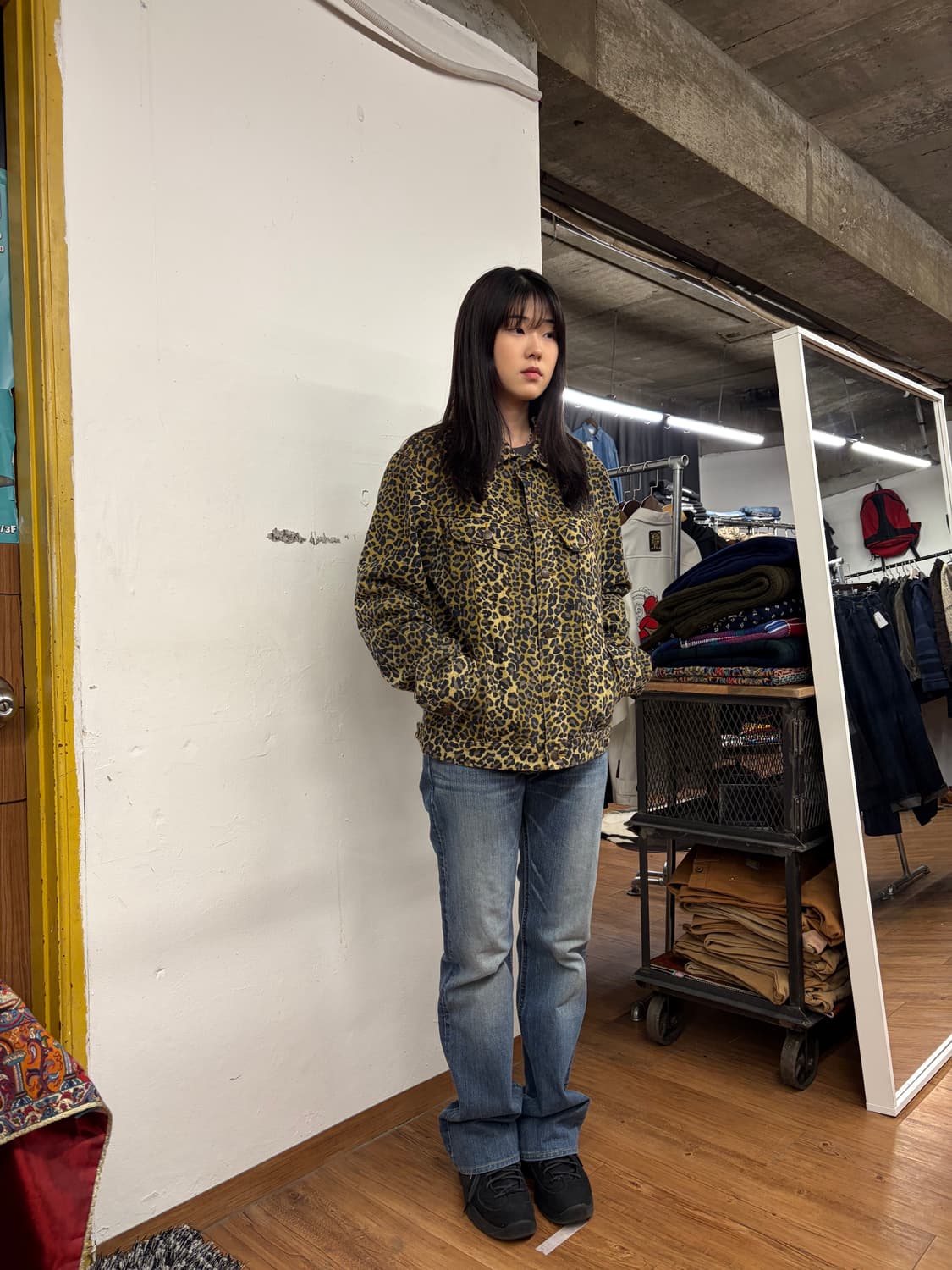 2015SS 슈프림 레오파드 트러커 자켓 상품이미지5