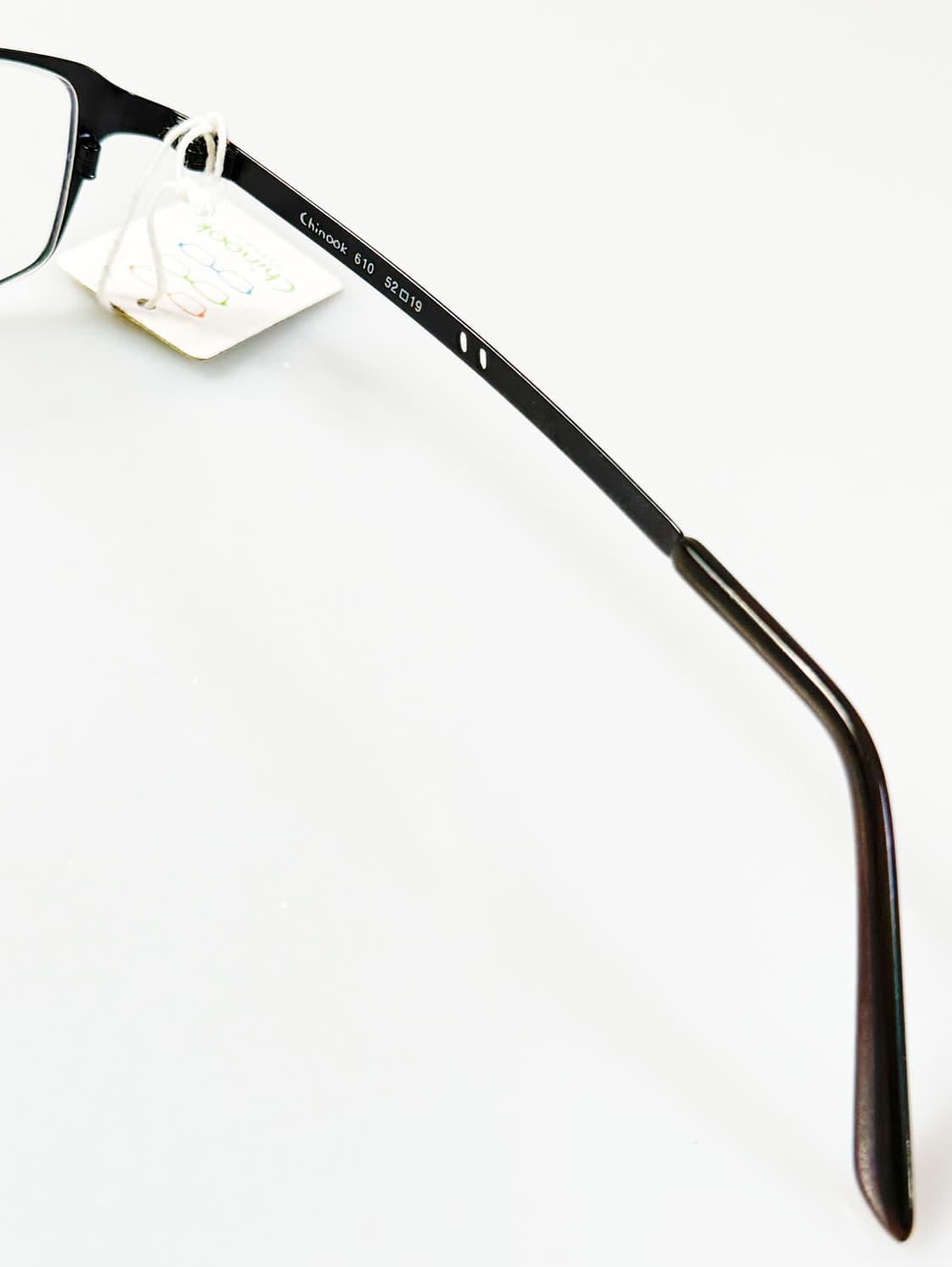 CHINOOK 블랙 메탈 슬림 스퀘어 빈티지 안경 상품이미지6