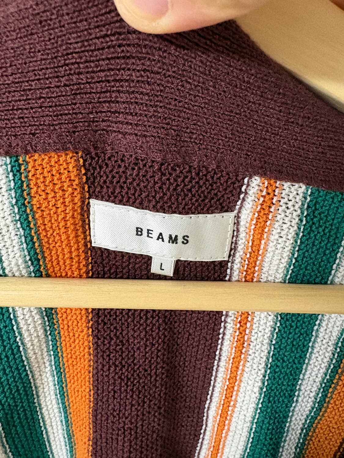 빔즈 - L 멀티 스트라이프 가디건 상품이미지4