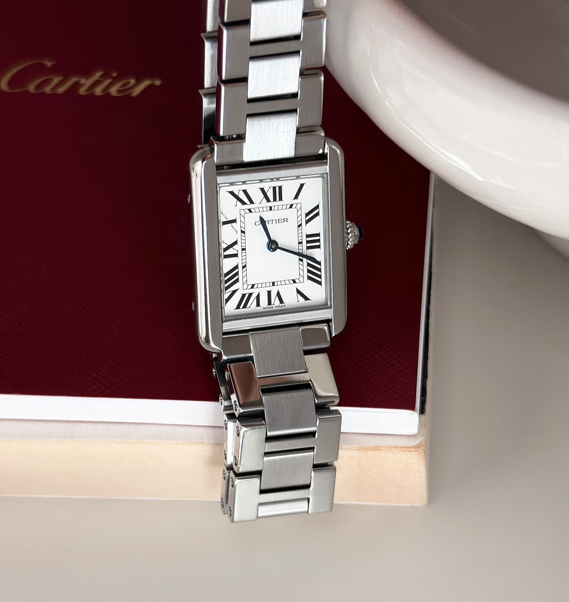 까르띠에 탱크 솔로 스틸 sm 사이즈 시계 상품이미지6