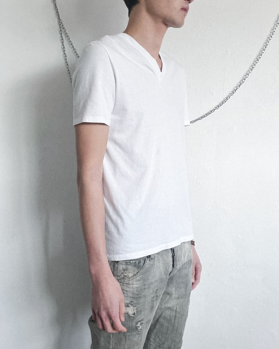 마틴 마르지엘라 10 SS12 업사이드 다운 티셔츠 상품이미지5