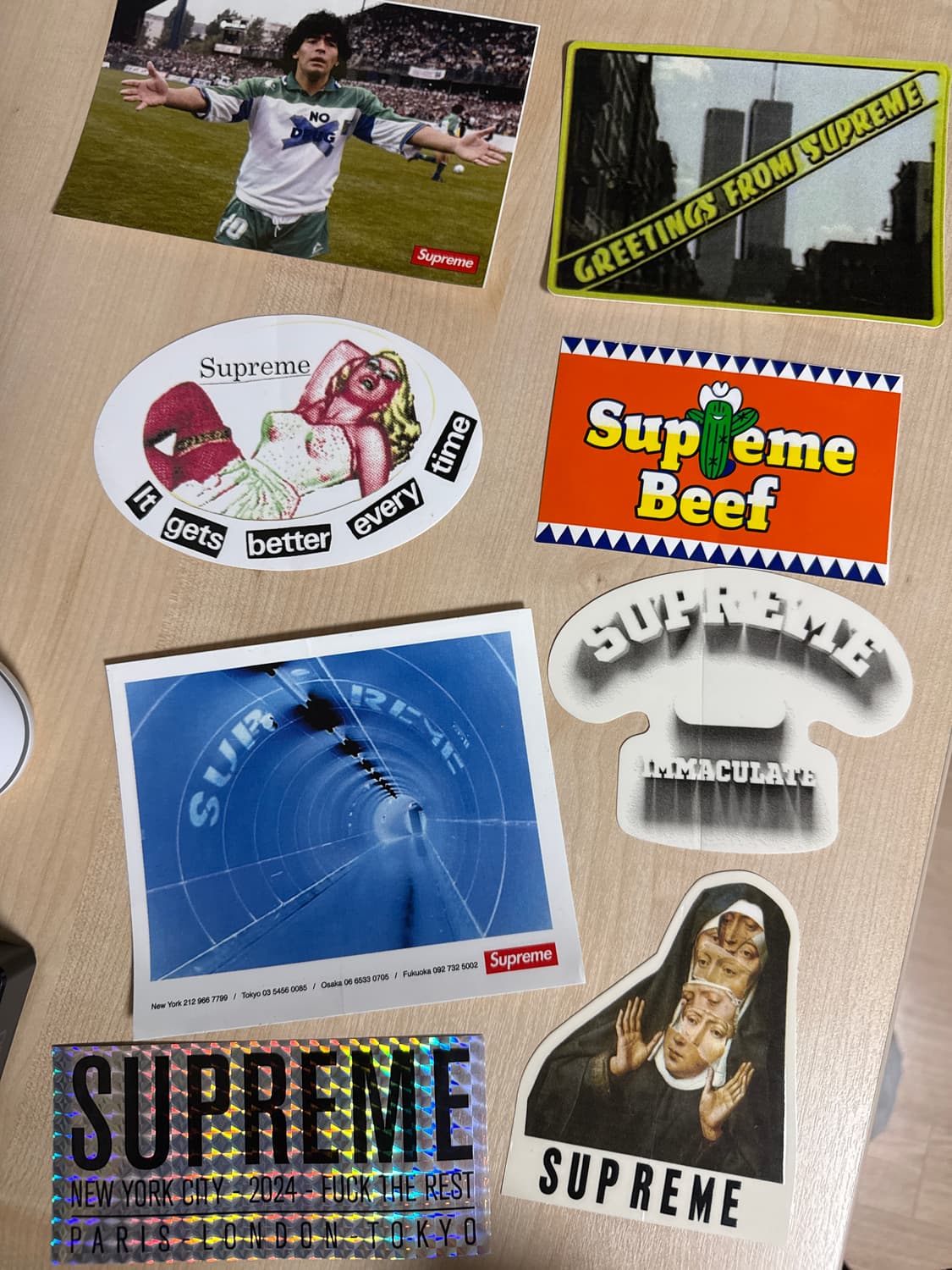 슈프림 스티커 (정품,종류 진짜 완전 많음) 상품이미지2