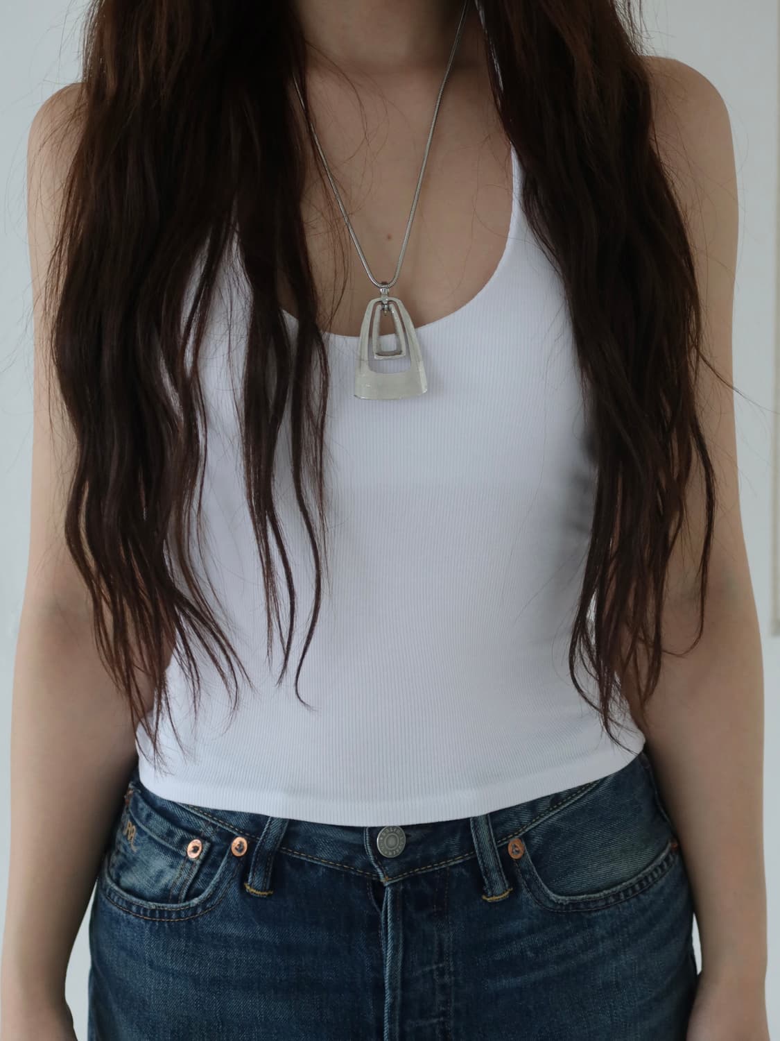 square pendant necklace 상품이미지2