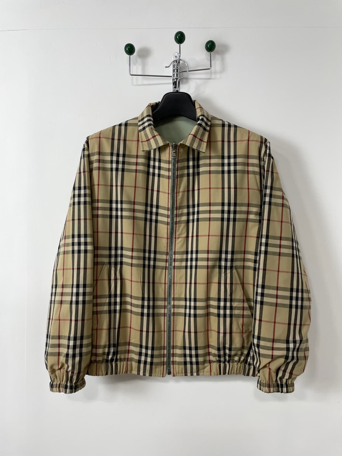 버버리 노바체크 리버시블 블루종 자켓  상품이미지2