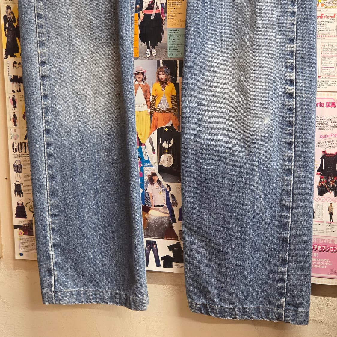 리바이스 523 연청 데님 팬츠 상품이미지7