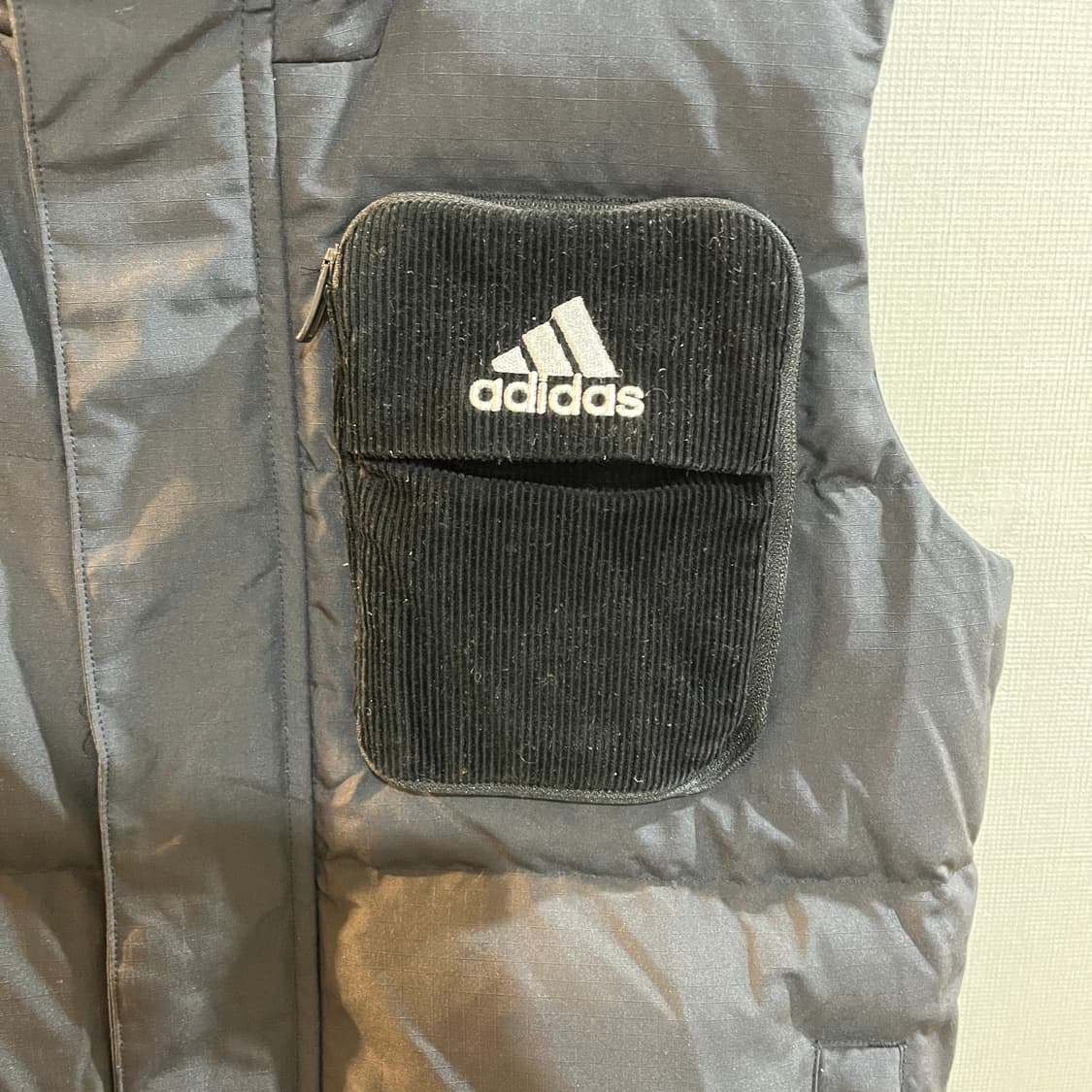 [90~95] 아디다스 백로고 오리털 패딩 조끼 베스트 남여공용 상품이미지3